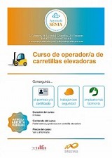 Nuevo curso de operador/a de carretillas elevadoras