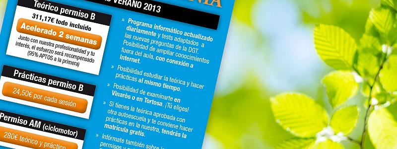 Ofertes estiu 2013 Ofertes estiu 2013